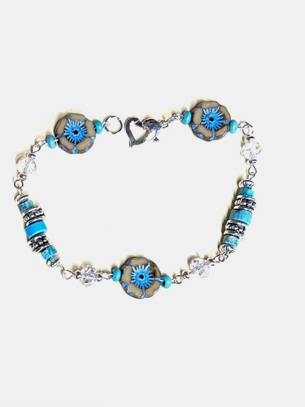 Silver and Turquoise Bracelet